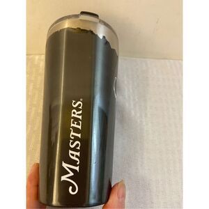 Masters Golf Corkcicle gray stainless cup and Masters lid (peeling)- look at pic